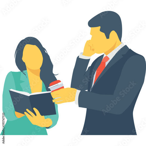 
CoWorker Color Vector Icon
