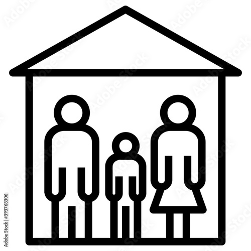 Family House Vector