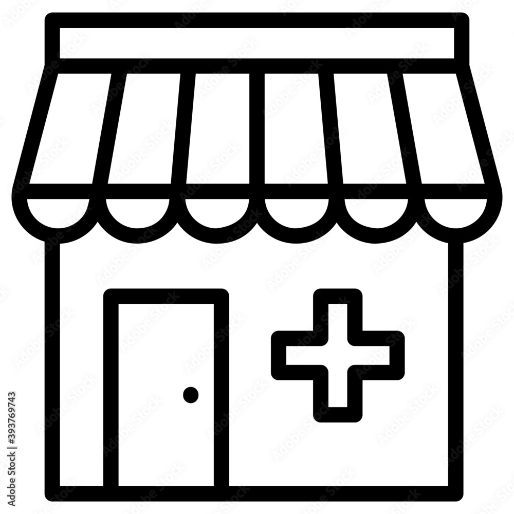 Obraz premium Medical Store Vector 