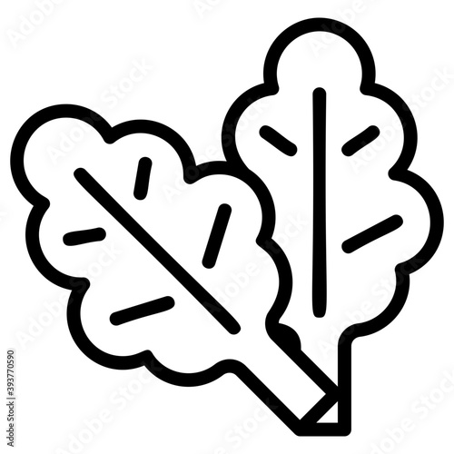 Spinach Leaves Vector  