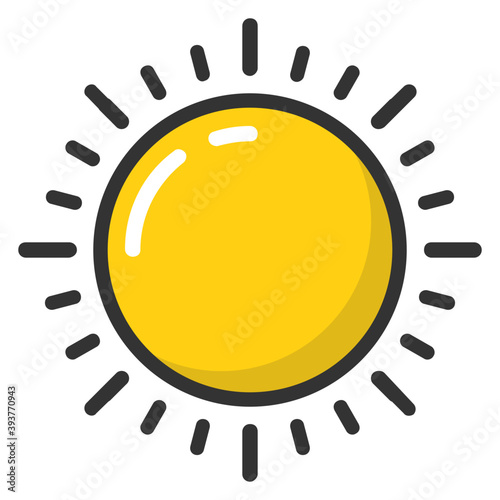 
Sun Vector Icon

