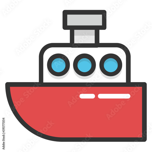 
Ship Vector Icon
