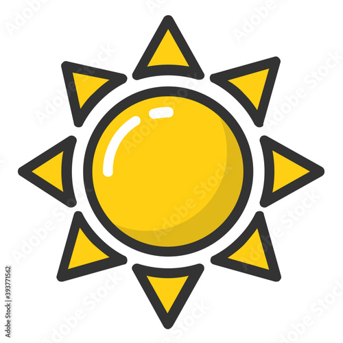 
Sun Vector Icon
