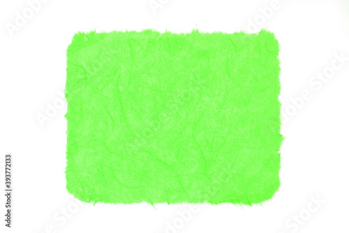 緑色の和紙 