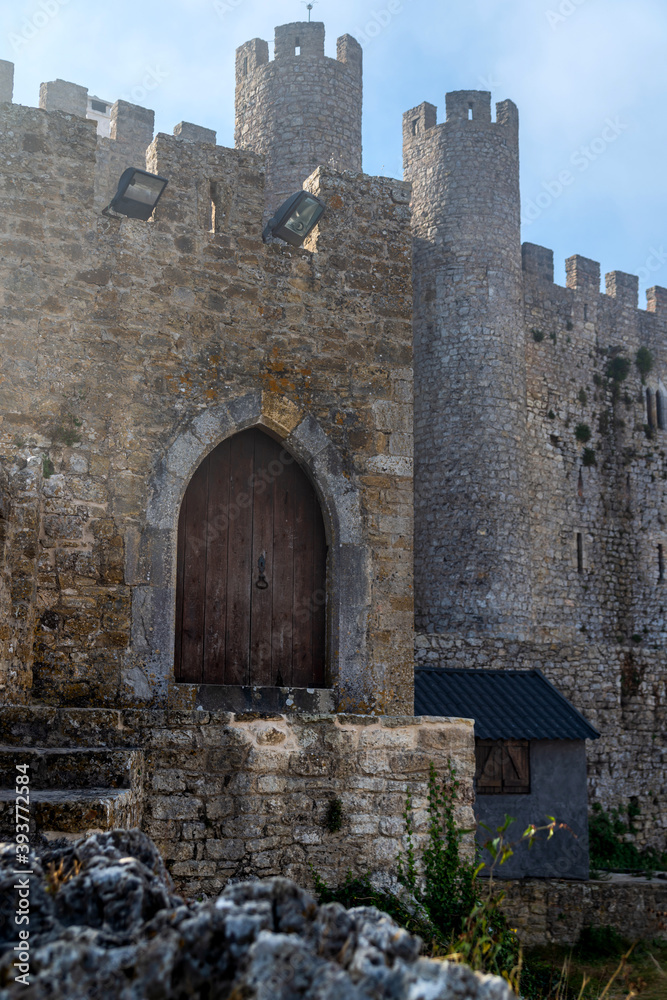 Medieval castle in the portuguese village of Obidos