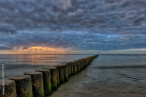 Seebr  cke Zingst Nachtaufnahme