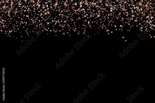 Gold Stars Background. Pink Glitter Stars Texture.