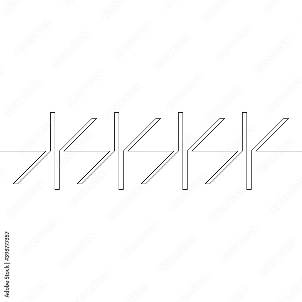 One Lines Design . Vector Arrow Logo . Letter x .Abstract Geometrical illustration. One Lines Design . Vector Arrow Logo . Letter x .Abstract Geometrical illustration.
