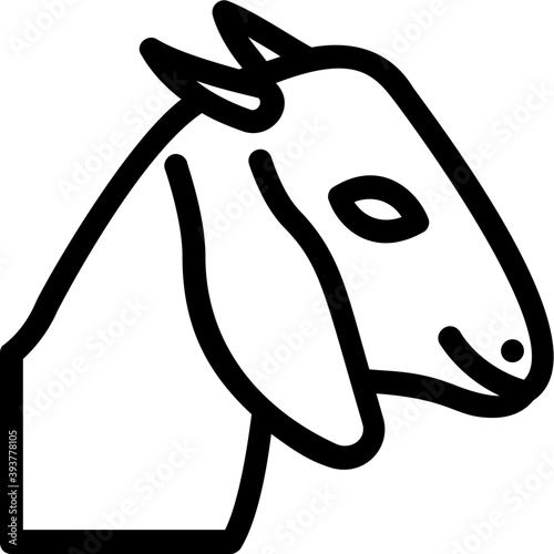 
Goat Vector Icon
