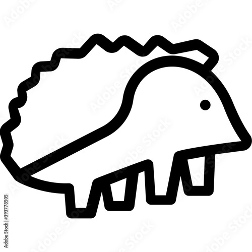 
Hedgehog Vector Icon
