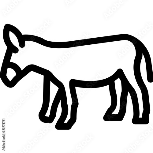 
Donkey Vector Icon
