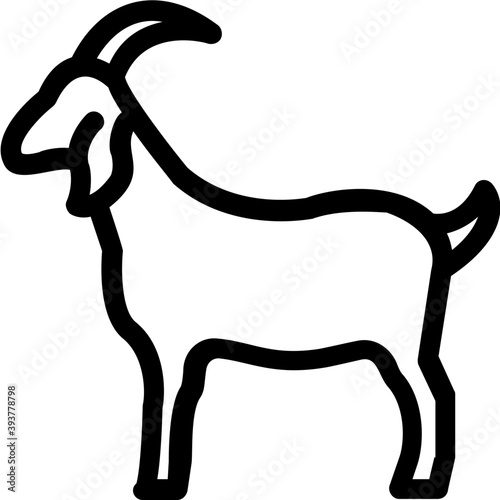 
Goat Vector Icon
