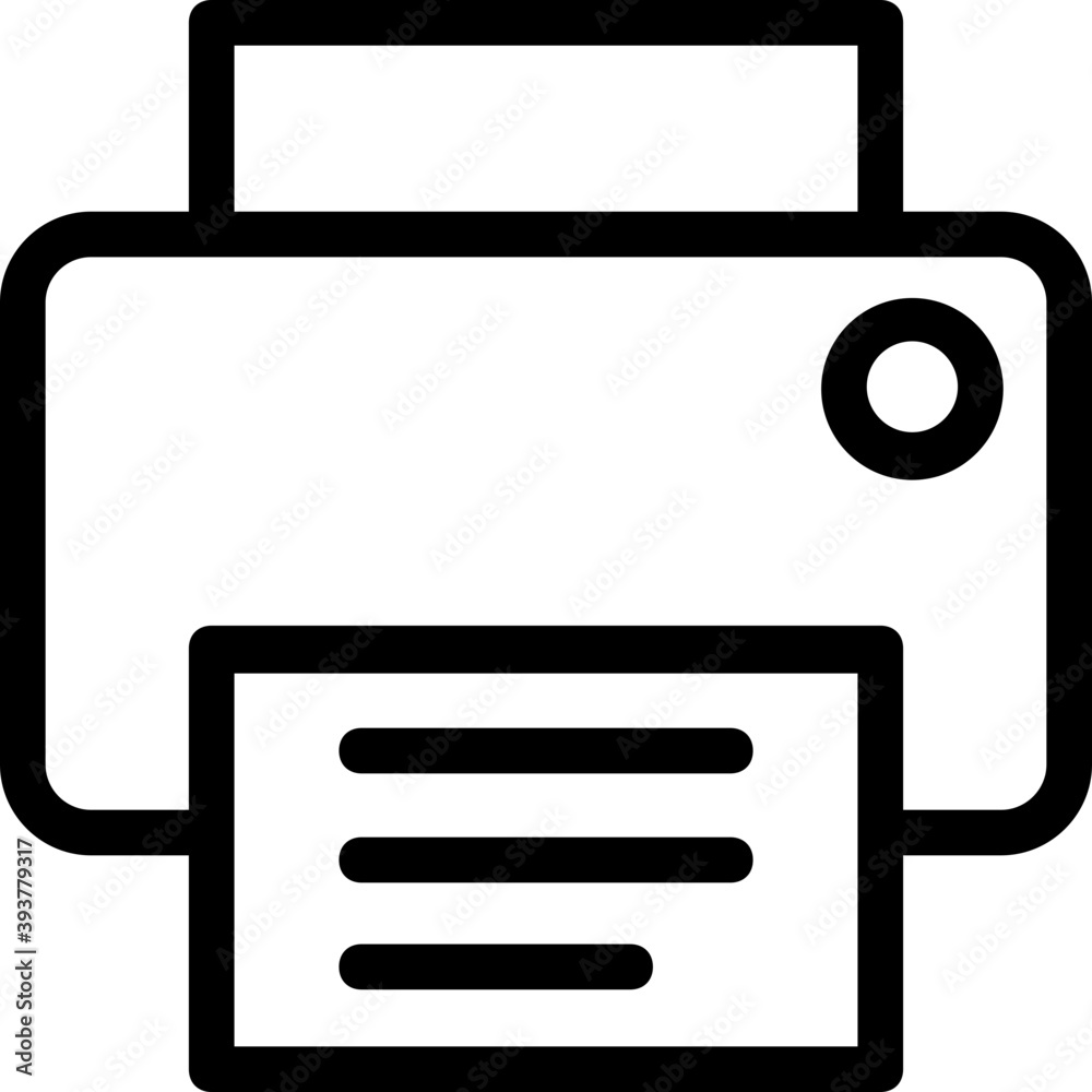 Printer Vector Icon
Printer Vector Icon
