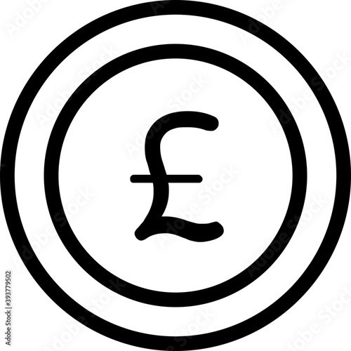 
Pound Vector Icon
