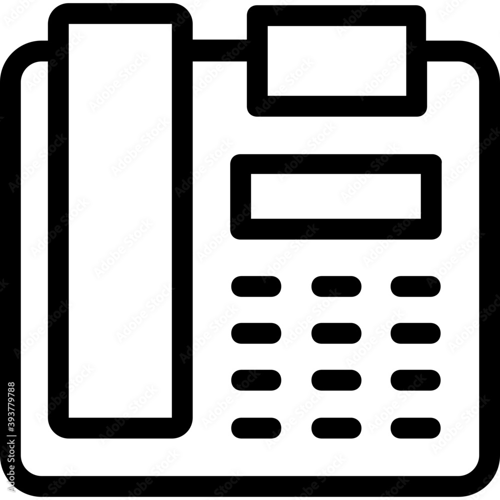 Fax Machine Vector Icon
Fax Machine Vector Icon