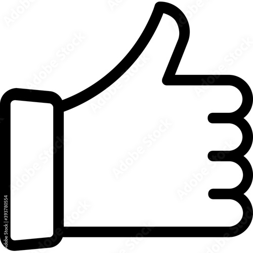 
Thumbs Up Vector Icon
