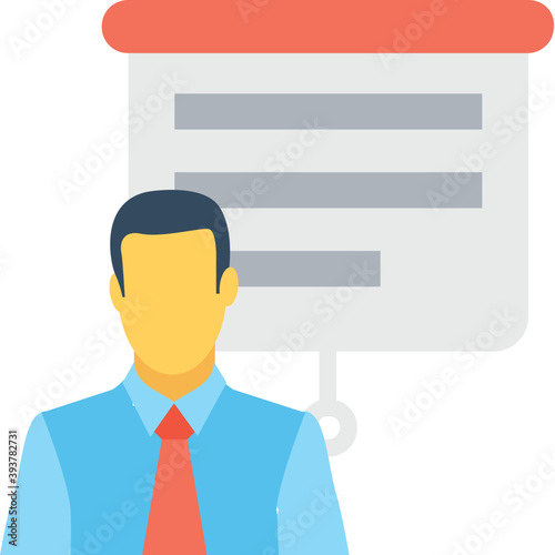 
Presentation Colored Vector Icon
