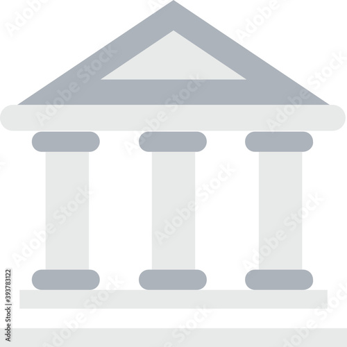 
Bank Colored Vector Icon
