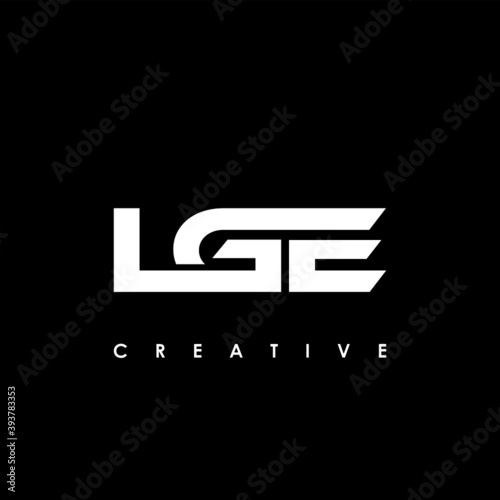 LGE Letter Initial Logo Design Template Vector Illustration	
 photo