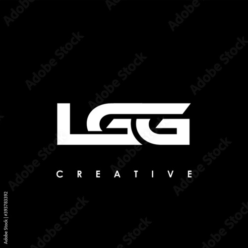LGG Letter Initial Logo Design Template Vector Illustration	

