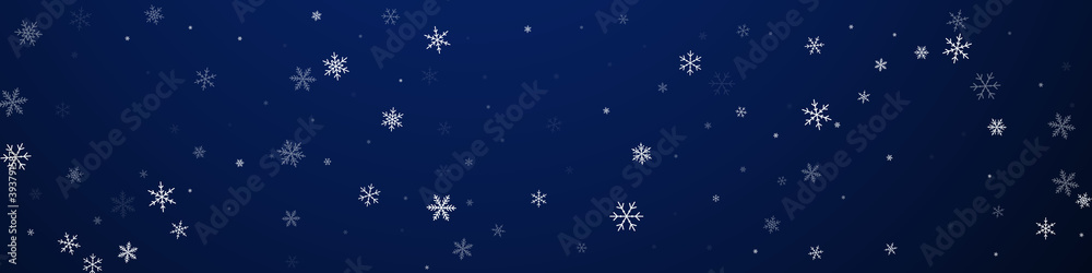 Sparse snowfall Christmas background. Subtle flyin Sparse snowfall Christmas background. Subtle flyin