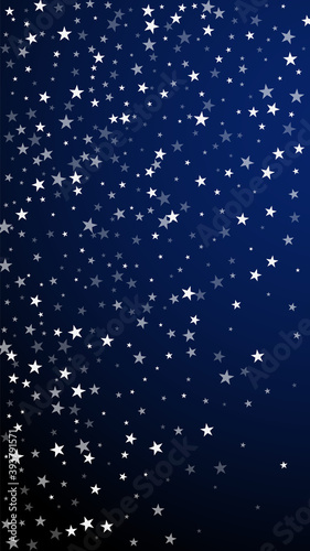 Random falling stars Christmas background. Subtle 