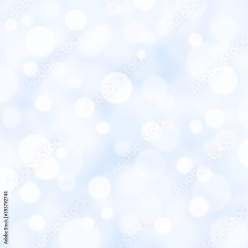 【キラほわ背景画像素材】玉ボケ風背景 きらめく雪原イメージ 正方形