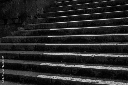 stone stairs in the city