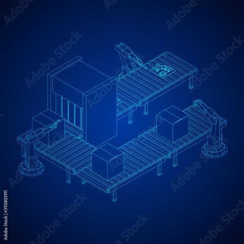 Robotic arm manufacture technology industry assembly mechanic hand