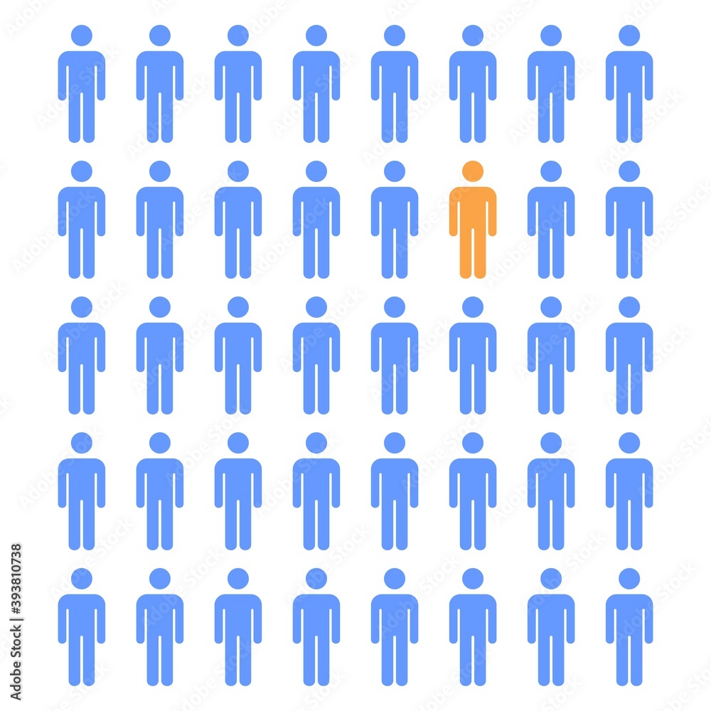 people icon think different illustration concept,vector. people icon think different illustration concept,vector.