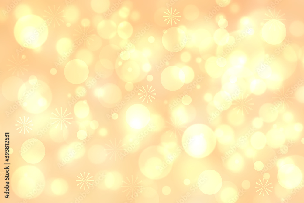 Abstract blurred fresh vivid spring summer light delicate pastel yellow white bokeh background texture with bright circular soft color lights. Beautiful backdrop illustration. Abstract blurred fresh vivid spring summer light delicate pastel yellow white bokeh background texture with bright circular soft color lights. Beautiful backdrop illustration.