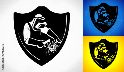 soudeur logo bouclier