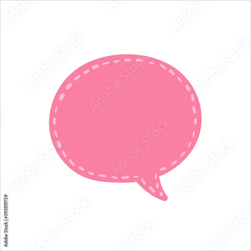 Speech Bubble for Entering Conversation Messages and Thoughts of Cartoon Characters