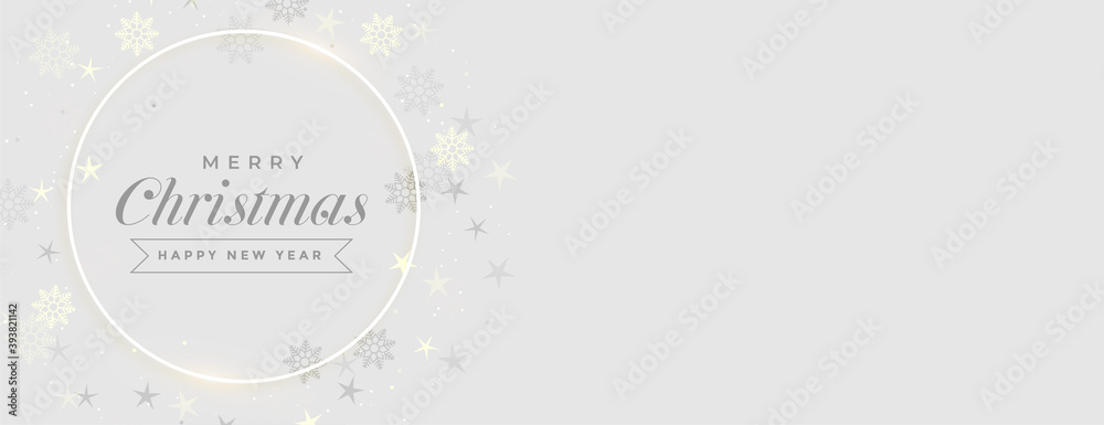 merry christmas elegant festival banner with text space merry christmas elegant festival banner with text space