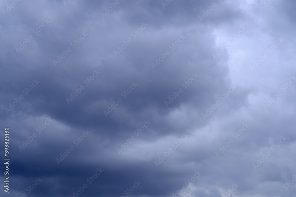 storm cloud on sky background