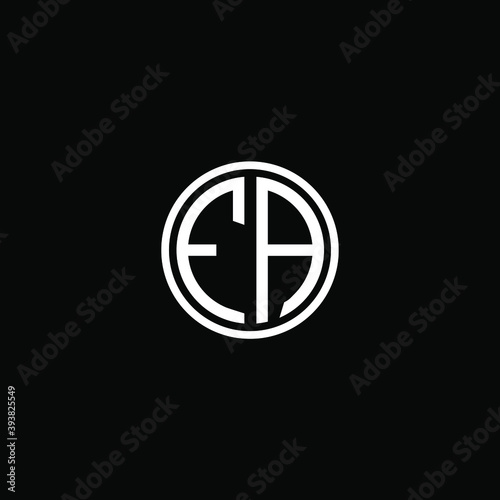 Free Download FA MONOGRAM letter icon design on BLACK background.Creative letter FA/F A logo design.
 FA initials MONOGRAM Logo design. - GFXLoad