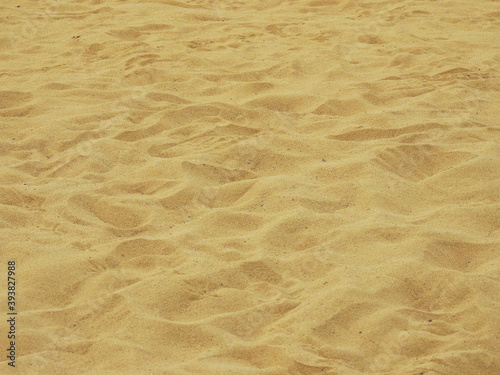 sand pattern of the beach