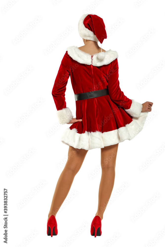 Santa Claus on white background and free space for your decoration Santa Claus on white background and free space for your decoration