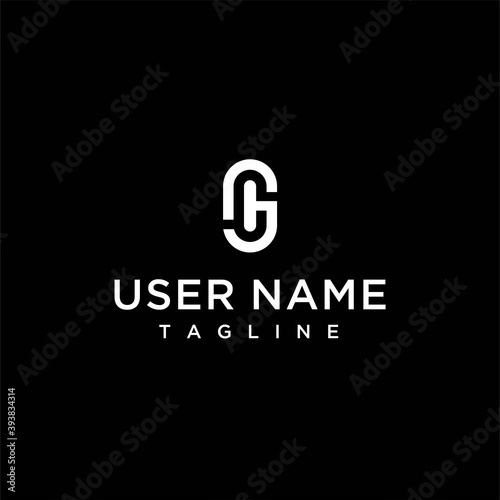 letter cg logo template design vector image , cg logo design vector image , letter c , logo cg , initial cg , initial gc