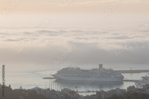 Puerto niebla crucero Palma