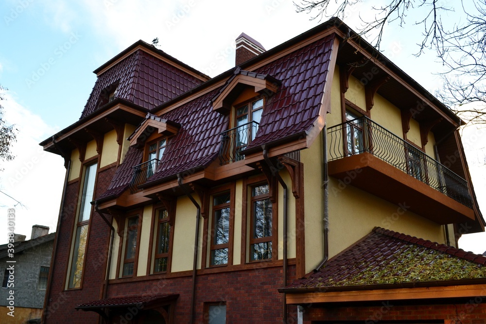 old house with windows