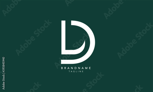 Alphabet letters Initials Monogram logo LD, DL, L and D photo