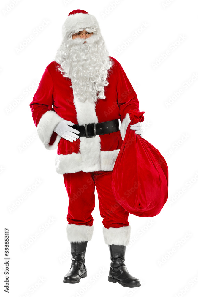 Santa claus on a white background Santa claus on a white background