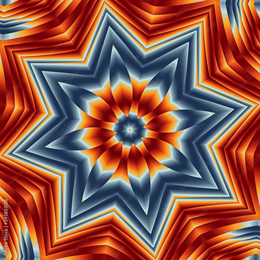 Fototapeta premium abstract star shape graphic