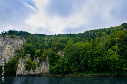 scenery at Danube Gorge  Weltenburg 