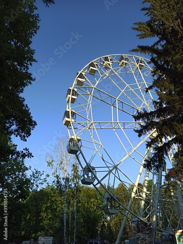 ferris wheel on a sky