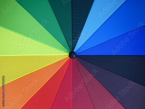 multicolored umbrella texture, colorful fabric background
