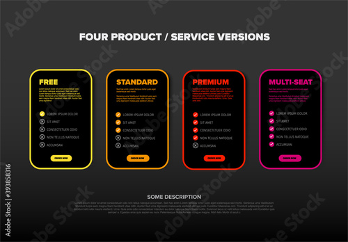 Product cards features schema template