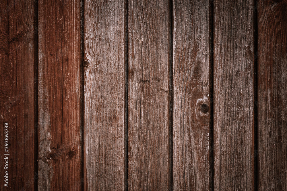 Dark brown wooden background with old painted boards Dark brown wooden background with old painted boards