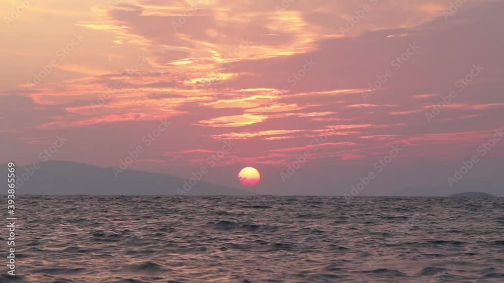 Seaside town of Turgutreis and spectacular sunsets Seaside town of Turgutreis and spectacular sunsets